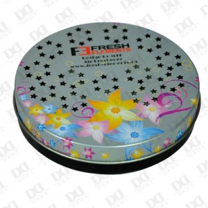 Metal Tin Case for Solid Perfume 