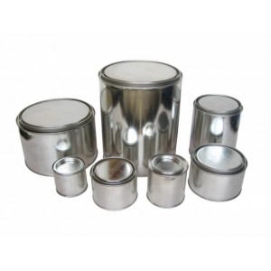  0.5L-5L Round Metal Chemical Paint Cans, Monotop Can  