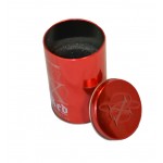 The Beautiful Red Tin Box for Tea , ISO Approved Tea Tin Can 