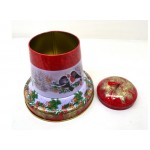 Metal jingle bell can,Christmas gift tin boxes