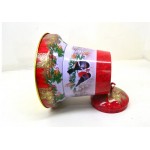 Metal jingle bell can,Christmas gift tin boxes